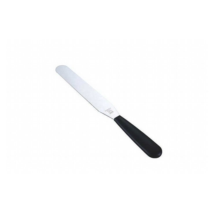 カンダ 黒プラ柄 スパチュラ S-310 606613JANコード：4949362717811規格：規格S-310サイズ：全長12インチサイズ容量1：12インチ材質：ステンレス鋼生産地：日本 【送料について】北海道、沖縄、離島は送料を頂きます。