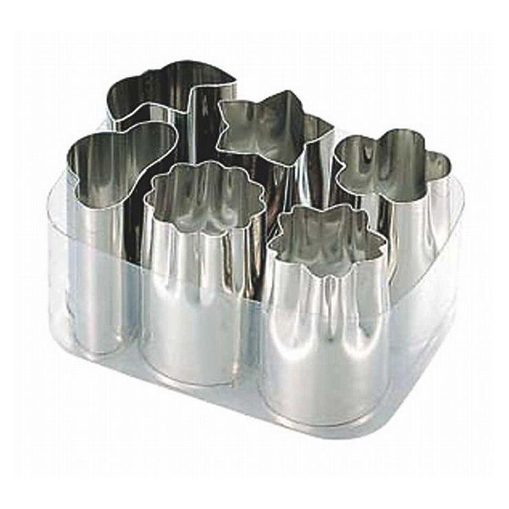 霜鳥製作所 (S) 18-8野菜抜型 6PC 小 No.133 082010