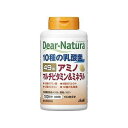 【1日4粒目安】18種のアミノ酸、12種のミネラル、9種のビタミン、10種の乳酸菌49種の成分を配合毎日続けやすい、飲みやすい粒。品質のこだわり。着色料無添加・厳選した原料・国内工場生産内自社工場の一貫管理体制1日4粒で手軽に摂取。原材料有胞子性乳酸菌末（国内製造）、デキストリン、マンガン含有酵母末、還元パラチノース、セレン含有酵母末、殺菌乳酸菌末（乳成分を含む）、モリブデン含有酵母末、クロム含有酵母末、乳酸菌含有殺菌ケフィア末／貝Ca、セルロース、酸化Mg、V．C、グルコン酸亜鉛、アルギニングルタミン酸塩、アラニン、グリシン、リシン塩酸塩、ロイシン、フェニルアラニン、メチオニン、バリン、イソロイシン、ケイ酸Ca、ヒスチジン、アスパラギン酸Na、スレオニン、V．B6、プロリン、ステアリン酸Ca、V．B2、ナイアシン、V．B1、糊料（プルラン、HPMC）、トリプトファン、セリン、ピロリン酸鉄、セラック、酢酸V．E、パントテン酸Ca、シスチン、グルコン酸銅、チロシン、V．A、葉酸、ビオチン、V．D、V．B12栄養成分1日4粒（1548mg）当たり：ビタミンB613．0mg、ビタミンB122．4μg、ナイアシン13mg、パントテン酸4．8mg、葉酸240μg、ビオチン50μg、ビタミンC100mg、ビタミンD5．5μg、カルシウム96mg、マグネシウム64mg、鉄2．27mg、マンガン1．27mg、銅0．30mg、セレン9．34μg、クロム3．34μg、モリブデン8．34μg、バリン30mg、ロイシン42mg、イソロイシン30mg、スレオニン21mg、メチオニン39mg、フェニルアラニン42mg、トリプトファン10．5mg、リシン36mg、ヒスチジン24mg、グリシン47．6mg、アルギニン35．2mg、グルタミン酸28．9mg、アラニン27．6mg、アスパラギン酸16．9mg、プロリン14．7mg、セリン9．8mg、シスチン4．5mg、チロシン1．6mg、有胞子性乳酸菌1億個、乳酸菌EC−12（殺菌）0．9mg、3種の乳酸菌（殺菌）1．4mg、4種の乳酸菌含有ケフィア（殺菌）0．79mg、植物由来乳酸菌ラブレ（殺菌）0．05mg区分食品・日本産内容量400粒召し上がり方本品は、多量摂取により疾病が治癒したり、より健康が増進するものではありません。多量に摂取すると軟便（下痢）になることがあります。亜鉛の摂り過ぎは、銅の吸収を阻害するおそれがありますので、過剰摂取にならないよう注意してください。1日の摂取目安量を守ってください。乳幼児・小児は本品の摂取を避けてください。治療を受けている方、お薬を服用中の方は、医師にご相談の上、お召し上がりください。小児の手の届かないところに置いてください。体調や体質によりまれに身体に合わない場合や、発疹などのアレルギー症状が出る場合があります。その場合は使用を中止してください。原料由来の斑点が見られたり、色むらやにおいの変化がある場合がありますが、品質に問題ありません。本品は、特定保健用食品と異なり、消費者庁長官による個別審査を受けたものではありません。　発売元 アサヒグループ食品商品区分　栄養機能食品原産または加工国　日本賞味期限　別途パッケージ記載※予告なくパッケージリニューアルをされる場合がございますがご了承ください。※パッケージ変更に伴うご返品はお受け致しかねます。※メーカーの都合により予告なくパッケージ、仕様等が変更となる場合がございます。※当店はJANコードにて管理を行っている為、それに伴う返品、交換等はお受けしておりませんので事前にご了承の上お買い求めください。【送料について】北海道、沖縄、離島は送料を頂きます。