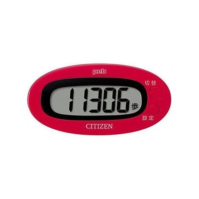 商品概要メーカー：シチズン・システムズ商品名：デジタル歩数計TW310‐RD区分：日用雑貨内容量：1個商品概要：大きな表示でかんたん操作ができる歩数計です。手のひらにすっぽり収まる本体デザイン。ポケットでもバッグの中でも測る場所を選ばず、さっと携帯できる3D加速度センサー搭載。誤測定防止機能、時刻表示、ストラップ付き。1日約1万歩歩いても電池寿命は約1年。毎日の暮らしの中で、シーンを選ばず、いつでもどこでも歩数チェックができます。JANコード：4562191601351商品コード：076705152商品の説明●大きな表示でかんたん操作ができる歩数計●手のひらにすっぽり収まる本体デザイン●ポケットでもバッグの中でも測る場所を選ばず、さっと携帯できる3D加速度センサー搭載●誤測定防止機能●時刻表示●ストラップ付き●1日約1万歩歩いても電池寿命は約1年●毎日の暮らしの中で、シーンを選ばず、いつでもどこでも歩数チェックができます【質量】約18g（電池含む、ストラップ除く）【付属品】お試し用電池、ストラップ、クリップ、取扱説明書（保証書付き）サイズ/カラー【サイズ】65×33×12mm【カラー】レッド使用上の注意●絶対に分解しないでください。●ほこり、湿気の多いところや水のかかるところで使用したり、保管しないでください。●過度の振動や衝撃を与えないでください。●洗濯機に入れたり水中に落とさないようにご注意ください。●装着するときにズボンなどの後ろポケットにいれないでください。保存方法乳幼児の手の届くところに置かないでください。メーカー名シチズン・システムズ内容量1個※予告なくパッケージリニューアルをされる場合がございますがご了承ください。※パッケージ変更に伴うご返品はお受け致しかねます。※メーカーの都合により予告なくパッケージ、仕様等が変更となる場合がございます。※当店はJANコードにて管理を行っている為、それに伴う返品、交換等はお受けしておりませんので事前にご了承の上お買い求めください。【送料について】北海道、沖縄、離島は送料を頂きます。