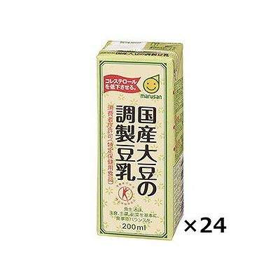 国産大豆の調整豆乳(200mL×24本) 124444828【送料無料】