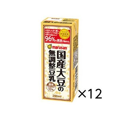 濃厚10%国産大豆の無調整豆乳(200ml×12本) 124445602