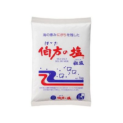 商品概要メーカー：伯方塩業商品名：【軽】伯方の塩（1kg）区分：食品内容量：1kg商品概要：●メキシコまたはオーストラリアの天日塩田塩を日本の海水で溶かして原料とし、海水の成分を生かしてつくった粗塩です。●にがりをほどよく残した塩で食用としてお使いいただけます。●料理全般（煮物、吸い物）、漬物、塩浴、盛塩などにお使いください。JANコード：4902566004019商品コード：124404708商品の説明○メキシコまたはオーストラリアの塩田塩を日本の海水で溶かしてつくった粗塩○粗塩はしっとりしていますので、特に、溶かして使う場合にお薦め○内容量：1kg使用上の注意≪定められた使用法を守ること≫保存方法◆直射日光の当たる所や極端に高温又は低温の所には保管しないでください。◆乳幼児の手の届かない所に保管してください。使用方法お召し上がり方料理全般（煮物、吸い物）、漬物、塩浴、盛塩などにお使いください。成分原材料天日海塩海水栄養成分表（100gあたり）熱量/0kcaLたんぱく質/0g脂質/0g糖質/0gナトリウム/37．5gマグネシウム/110mgカルシウム/90mgカリウム/50mg塩化ナトリウム/95gメーカー名伯方塩業内容量1kg商品区分食品※予告なくパッケージリニューアルをされる場合がございますがご了承ください。※パッケージ変更に伴うご返品はお受け致しかねます。※メーカーの都合により予告なくパッケージ、仕様等が変更となる場合がございます。※当店はJANコードにて管理を行っている為、それに伴う返品、交換等はお受けしておりませんので事前にご了承の上お買い求めください。【送料について】北海道、沖縄、離島は送料を頂きます。