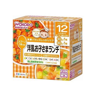 商品概要メーカー：アサヒグループ食品（和光堂）商品名：【軽】栄養マルシェ洋風お子さまランチ（2食入）区分：食品内容量：2個×1袋商品概要：【12か月頃〜】食事バランスしっかりケア。主食とおかずがこれひとつ。JANコード：4987244185...