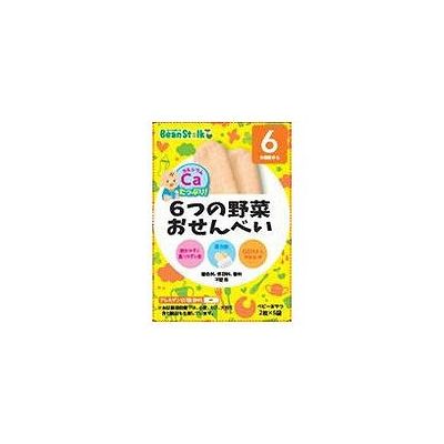 ビーンスターク 6つの野菜おせんべい(2枚×5袋入り) 012407038 ビーンスターク 6つの野菜おせんべい(2枚×5袋入り) 012407038