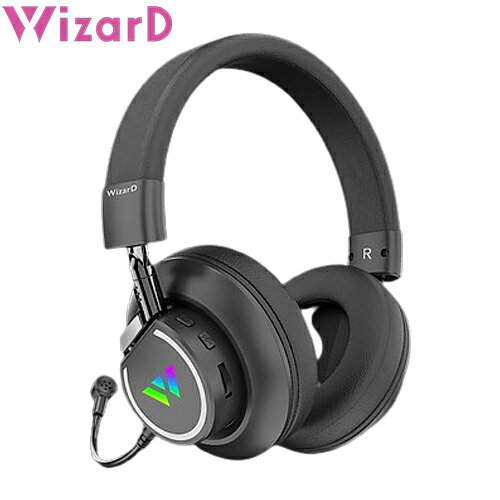I-CHAIN WizarD ワイヤレスゲーミングヘッドセット マイク 着脱可能 ワイヤレス ゲーム ヘッドセット ゲーミング PC ボイチャ ヘッドホン ボイスチャット オンライン Bluetooth5.1 パソコン HK21C2【送料無料】