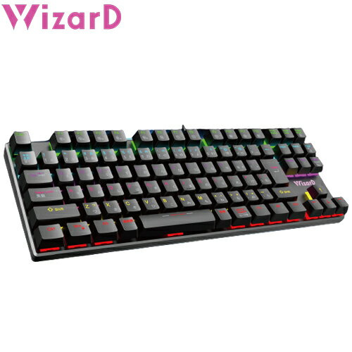 I-CHAIN WizarD 有線ゲーミングキーボード テンキーレス ライト搭載 91キー ゲーミング キーボード 有線 パソコン 仕事用 ゲーム用 在宅勤務 デスクワーク esports オンライン授業 配信 KL21C1【送料無料】
