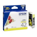 (まとめ買い)エプソン EPSON インクカートリッジ ICY42 イエロー 【×4セット】 (代引不可)(2)