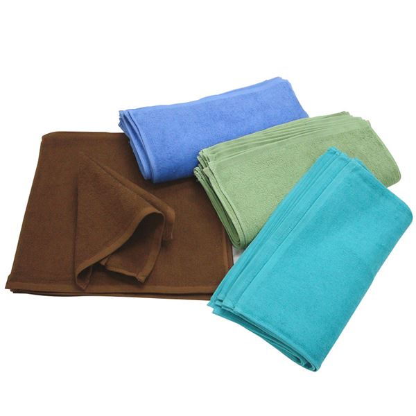 業務用 ハンドタオル/おしぼり 【ホワイト 120枚セット】 120匁 34cm×34cm 綿100％ 〔美容院 整骨院〕 (代引不可)