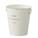 ダストボックス ゴミ箱 直径25×高さ29cm LFS-426IV スチール製 PARIS パリス キッチン 台所 店舗 備品 什器 インテリア雑貨 (代引不可)