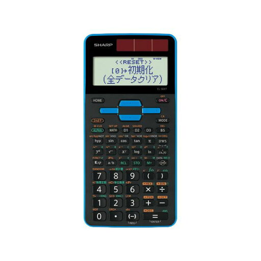 シャープ スタンダード関数電卓 10桁585関数 ブルー系 EL-509T-AX シャープ スタンダード関数電卓 10桁585関数 ブルー系 EL-509T-AX