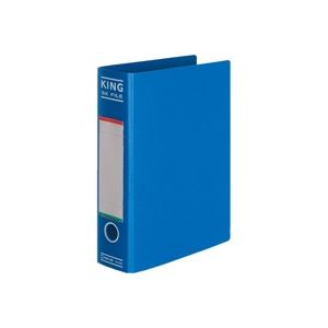 （まとめ）キングジム SKファイル 980 A4S 50mm 青【×5セット】 (代引不可)