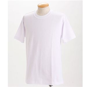 ドライメッシュTシャツ 2枚セット 白＋サックス L