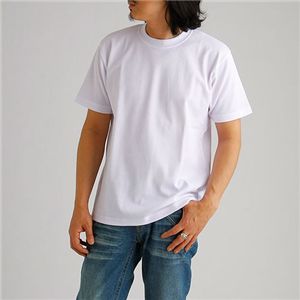 ドライメッシュTシャツ 2枚セット 白＋サックス L