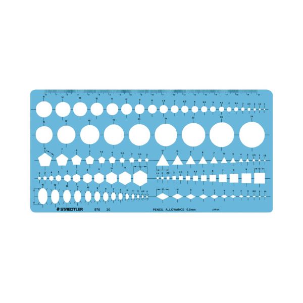 ステッドラー テンプレート 976 20 組合せ定規