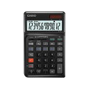CASIO 人間工学電卓 ジャストサイズ12桁 ブラック JE-12D-BK-N(2)