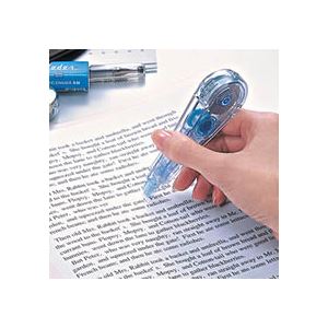 リコメン堂生活館の(まとめ）シード 修正テープ ケシワードぴーも 本体 5mm幅×10m PM5H 1セット（10個）【×5セット】｜アングル2