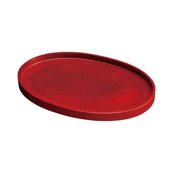 ヤマコー 用美 業務用 8.0 小判盆 小判 根来 yamaco15429