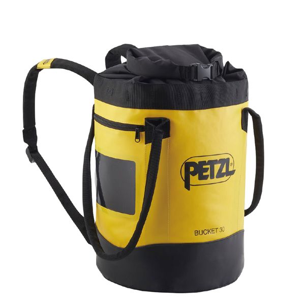 PETZL ぺツル 自立型小型バック バックパック バケット 30L イエロー S001AA01