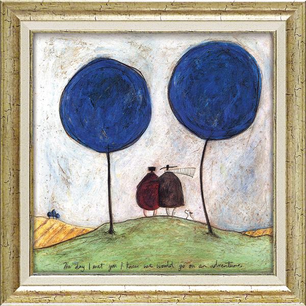 ユーパワー サム・トフト Gel加工 アートフレーム スクエア/Mサイズ 「あなたに出会った日」(3)