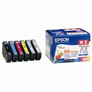 EPSON エプソン インクカートリッジ 純正 【IC6CL70L】 6色パック 増量