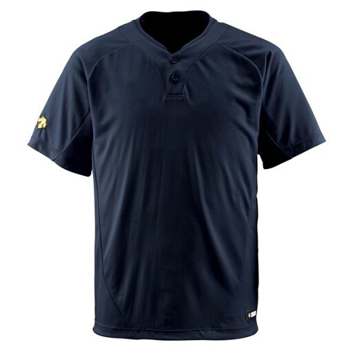 デサント(DESCENTE) ベースボールシャツ(2ボタン) (野球) DB201 ブラック S (代引不可) デサント(DESCENTE) ベースボールシャツ(2ボタン) (野球) DB201 ブラック S (代引不可)