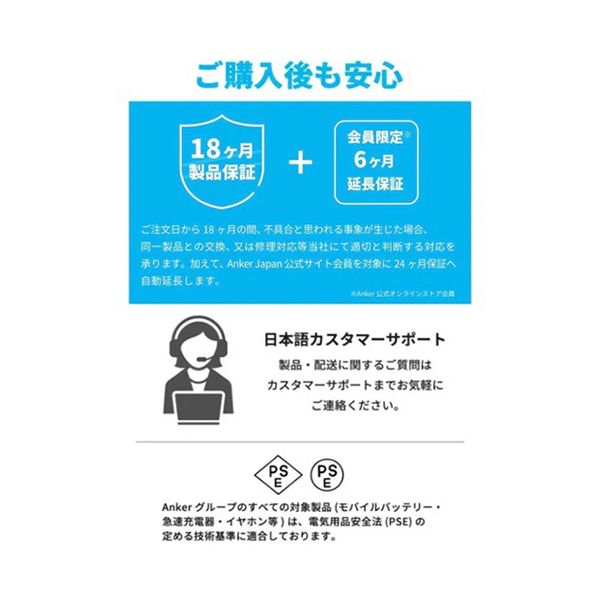 リコメン堂生活館の（まとめ） アンカージャパン ANKER USB-C＆USB-A ケーブル（Flow） 1.8m アイスブルー A85G1032 1本 【×2セット】｜アングル2