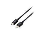 エレコム USB2.0ケーブル(認証品、C-C、やわらか耐久、USB PD対応) MPA-CCYS03NBK ブラック(2)