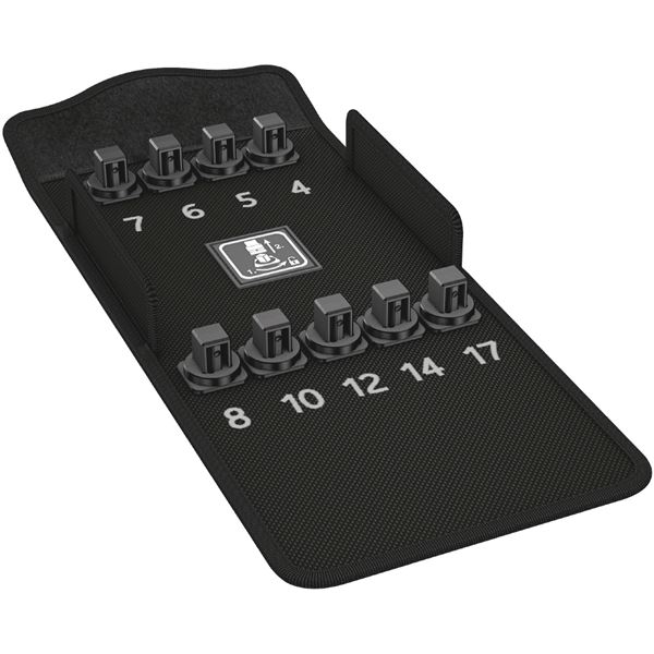 WERA ヴェラ ラチェットレンチ Zyklop 1/2DR ソケット向け ツール収納ケース 152×126×45mm 136451 工具..