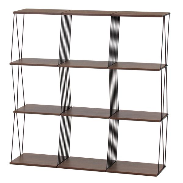 Rakuten - ワイヤーディスプレイラック MBR ミディアムブラウン 組立品【代引不可】
