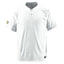 デサント(DESCENTE) ベースボールシャツ(2ボタン) (野球) DB201 Sホワイト L (代引不可)(4)