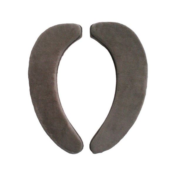 【5セット】 ヨコズナクリエーション グラデ 極ふわ 吸着便座シート ベージュブラウン MMT46570X5