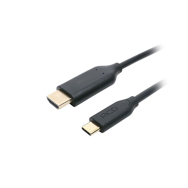 MCO Type-C to HDMIケーブル 1m ブラック USD-FH10/BK