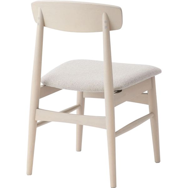 ダイニングチェア ベージュ (約W44×D48×H75×SH43cm) 完成品 [2]