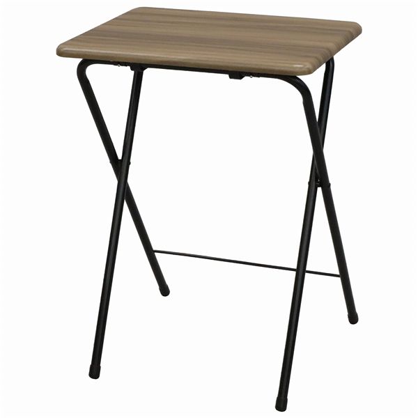 折畳テーブル Mサイズ ブラウン×ブラック【代引不可】