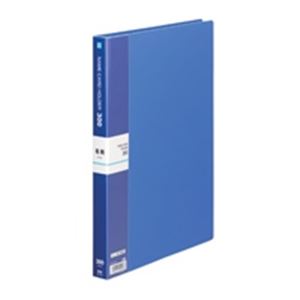 （まとめ）テージー 名刺ホルダー NC-302-02 A4S 300名 青【×3セット】 (代引不可)