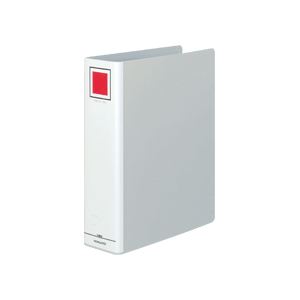 （まとめ）チューブファイル＜エコ＞ 片開き A4タテ 70mmとじ シルバー 10冊 (代引不可)