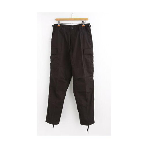 アメリカ軍 BDU カーゴパンツ/迷彩服パンツ 【XSサイズ】 YN521007 ブラック(黒) 【レプリカ】 アメリカ軍 BDU カーゴパンツ/迷彩服パンツ 【XSサイズ】 YN521007 ブラック(黒) 【レプリカ】