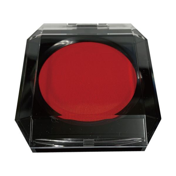 （まとめ）モリヤマ 速乾ルーペ付朱肉LUPA(ルーパ) 大 LP-01 1個【×10セット】