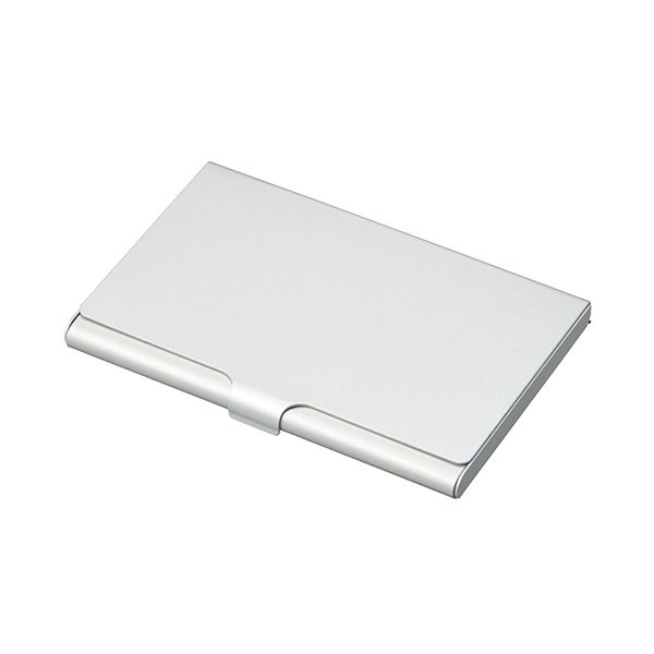 （まとめ） レイメイ藤井 アルミカードケース25枚収納 シルバー CHA1056S 1個 【×10セット】