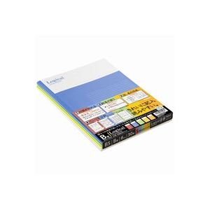 （まとめ）ナカバヤシ ロジカルノートセミB5 B罫5冊 ノ-B501B-5P【×30セット】 (代引不可)