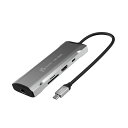 j5 Create USB3.2USB-C 9in1マルチアダプター スペースグレー JCD393 1個(2)