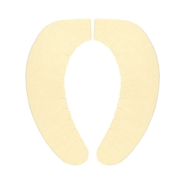 （まとめ） サンコーおくだけ吸着 ズレな~いベンザシート 無地 イエロー KA-24 1パック（2組） 【×2セット】