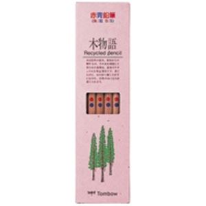 （まとめ）トンボ鉛筆 エコ鉛筆 木物語 CV-REAVP 朱藍【×5セット】 (代引不可)