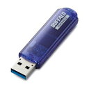 obt@[ USB3.0Ή USB[ X^_[hf 64GB u[ RUF3-C64GA-BL (s)