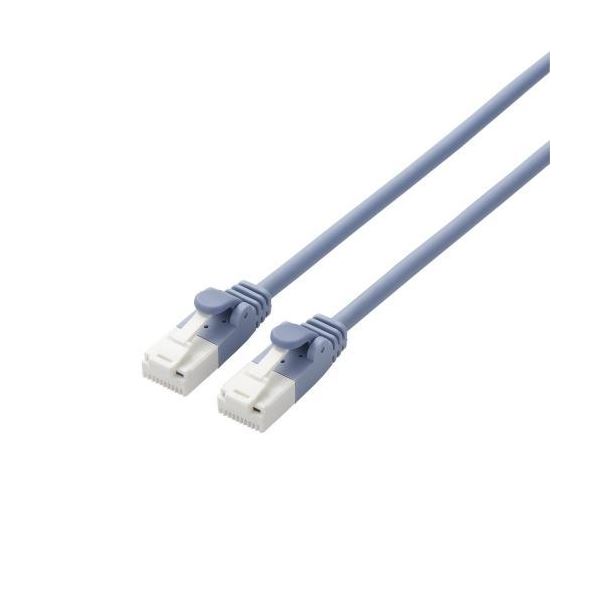 （まとめ） エレコム ツメ折れ防止やわらかLANケーブルCat6A準拠 LD-GPAYT／BU30 【×5セット】 (代引不可)