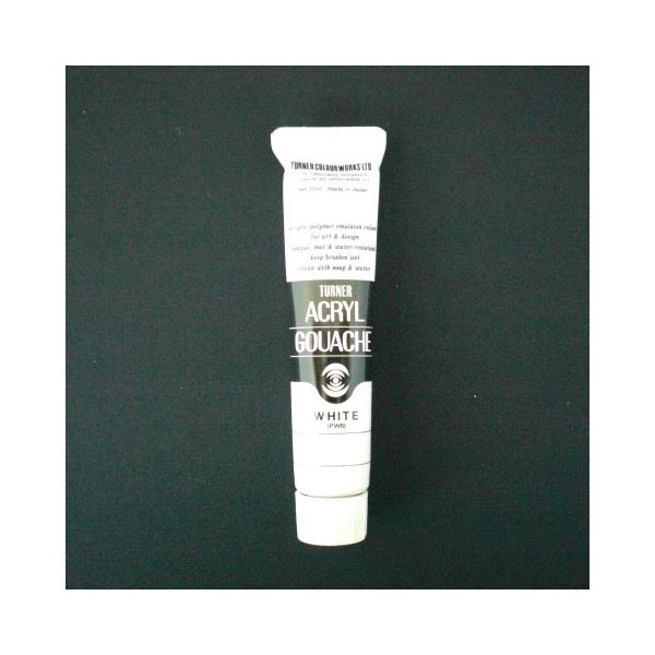 (まとめ) ターナー アクリルガッシュ 20ml アクリルガッシュ 20ml A色-1 ホワイト 1本入 【×10セット】 (代引不可)