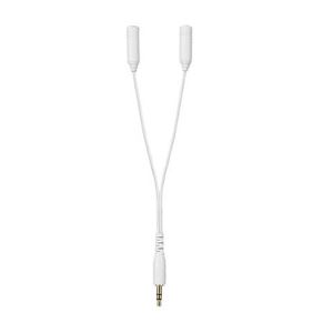 (まとめ)YAZAWA 2分配オーディオコード白 TK01W【×10セット】 (代引不可)