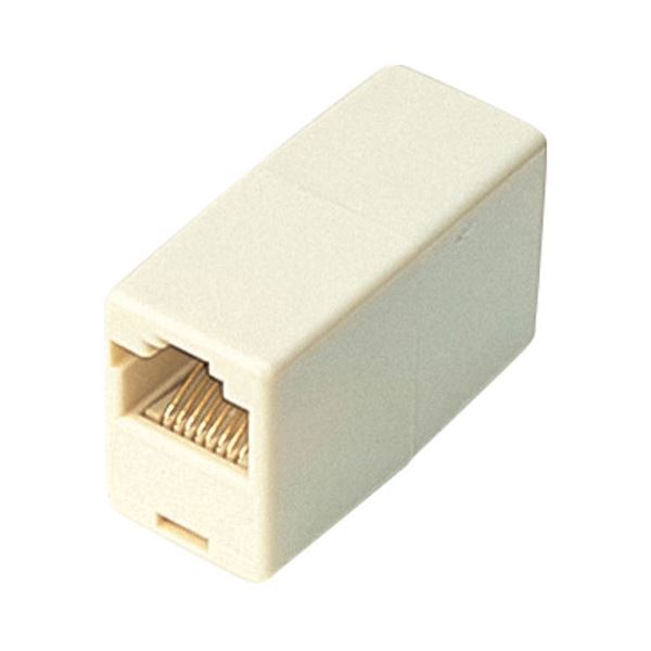 (まとめ)サンワサプライ RJ-45中継アダプタ(カテゴリ3) ADT-EX-JJ【×10セット】 (代引不可)