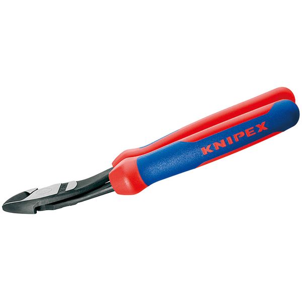 KNIPEX(クニペックス)7422-250 強力型斜ニッパー(ベントタイプ) (代引不可)